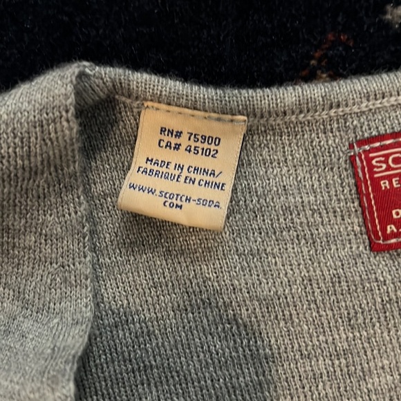 Scotch and Soda gray wool vest - Picture 4 of 10